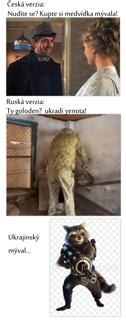 Mýval na rôzne spôsoby